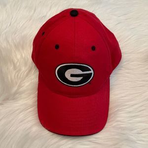 Red Georgia Bulldogs Cap, one size